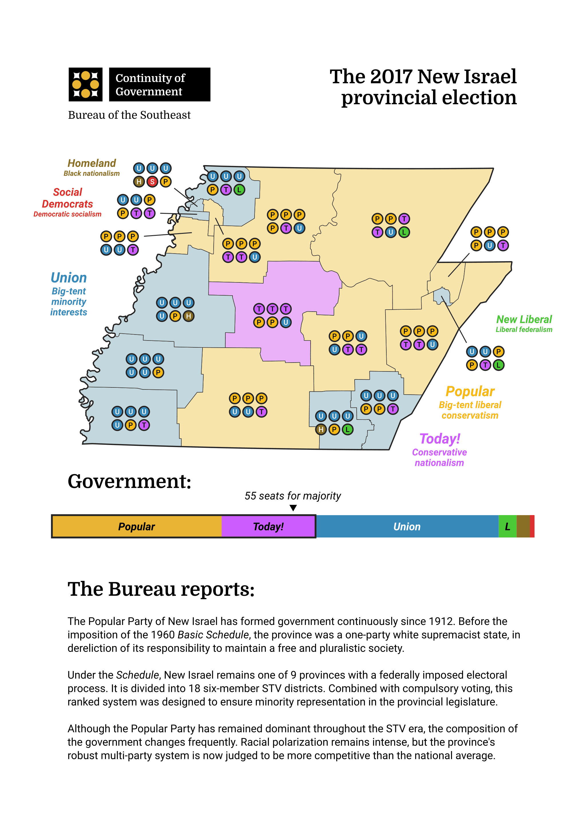 A fictional election map.